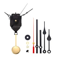 Wall Quartz Pendulum Clock Movement Mechanism with 22mm Long Shaft Music Box DIY Repair Kit for Repairing Clock 2sets of Needle