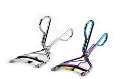 Stainless Steel Gradient Eyelash Curler Local Eye lash Curler Heart Colourful Eyelash Clip Makeup Tools Beauty Tool HHA2746676634