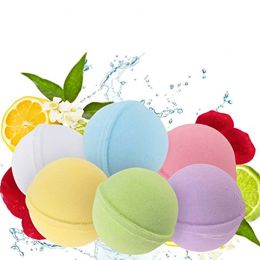 Bath 6pcs Bath Bombs Gift Set Purple Lavender La Vie en Rose Grapefruit Punch Chocolate Mint Lemon Tree Orange Juice