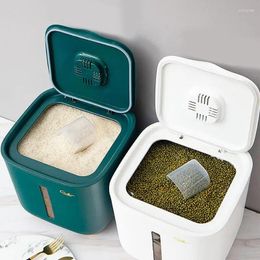 Storage Bottles 10kg Luxury Airtight Food Bin With Lid Rice Bucket Container Sealed Against Insectss And Moisture For