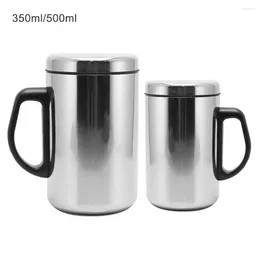 Mugs 350/500ml Double Layer Stainless Steel Milk Coffee WaterCup Mug Drinkware Whiskey Wall Insulation For Water Beer Cup