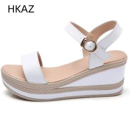 Sandals Wedge Sandal with Platform Women Outdoor Beach Fashion Flats Shoes Breathable Sport with Platform Trendy Sandals New In Summer