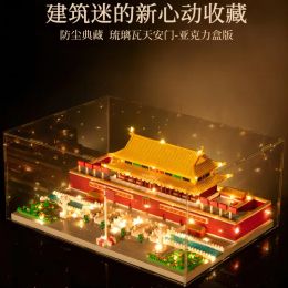 ToylinX House Building Blocks Tian An Men Mini Children's Toys Boys and Girls Gifts Chinese Compatible With Adult