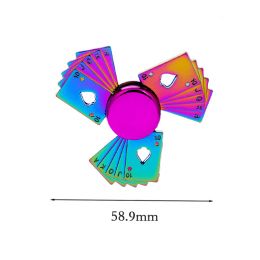 Dazzling Color Fingertip Gyro Toy 24 Style Finger Spinner Creativity Hand Fidget Spinner Metal for Focus Relieves Stress