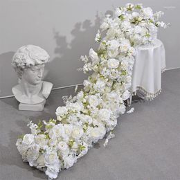 Decorative Flowers Wedding Trailing Flower Row For Decoration Arrangement Arch Decor Long Window Proposal Chic