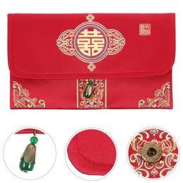 Gift Wrap Chinese Red Envelope Wedding Lucky Money Packet Brocade