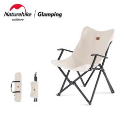 Furnishings Naturehike Outdoor Foldable Moon Lightweight Armchair Camping Chair Fishing Chair Folding Relax Chair