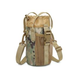 Bags LUC Summer Water Bottle Cover Bag Tactical MOLLE Bag Large Capacity Cross Body Cover Bag Water Bottles Holder 12.5x12.5x23CM