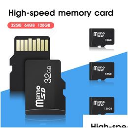 Cell Phone Memory Cards Usb Stick Micro Tf Card 128M 256Mb 1Gb 2Gb 4Gb 8Gb 16Gb 32Gb Flash Drive Sd For Smartphone Monitoring Driving Otqys