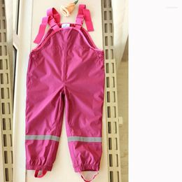 Trousers Baby Girls Boys Waterproof Overalls Kids Outdoor Pants High Quality Windproof Rain