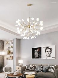 Chandeliers Firefly Chandelier Nordic Bedroom Light Modern Simple Creative Personality Luxury Living Room Lighting