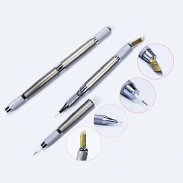 Machine 10pcs Professional Tebori Microblading Pen for Permanent Makeup Hine Golden Manual Eyebrow Pen Make Up Tattoo Kit