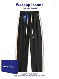 Men's Pants WASSUP ISSUE Draping Patchwork Casual