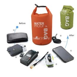 2/5/10/15/20L Waterproof Bag Dry Pack Sack Swimming Rafting Kayaking River Trekking Floating Sailing Canoing Boating Water Bag