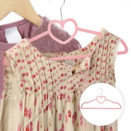 Hangers 10 Pcs Velvet Love Hanger Cloth Clothes For Skirt Pants Suit Rack Coat Flocking Closet