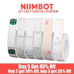 Paper D101 D11 D110 Thermal Labels NiiMbot Sticker Thermal Printing Paper Pricing Paper Commodity Price Paper for Niimbot Printer