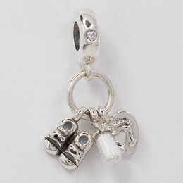 S925 Sterling Silver My Little Baby Pendant Suitable for Fit Charm Bead Bracelet Jewelry 798106CZ Fashion Gift Pendant