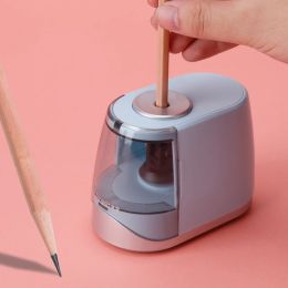 Sharpeners Tenwin 8031 Electric Pencil Sharpener Plugin/Battery 2 in 1 Student Pencil Sharpener Office School Stationery Pencil Knife Safe