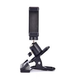 Cell Phone Mounts Holders Guitar Head Clip Mobile Holder Live Broadcast Bracket Stand Tripod For Camera Support Desktop Music8071026