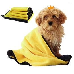 Dog Apparel Pet Towel Bath Absorbent Soft Lint-free Dogs Cats Towels Quick-drying Small ThickTowel Special Products