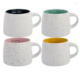 Mugs 4 19 Oz. Stoare White And Black Speckle Sentiment Fathers Day Gifts Custom Cup Weird Plastic With Lid Straw Cafe