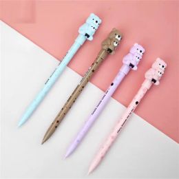 Pencils 40 pcs/lot Creative Bear Mechanical Pencil Cute Automatic Pens Kids Gift School Office Writing Supplies Stationery Wholesale