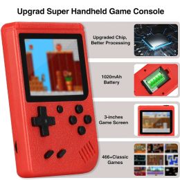 NEW Portable Retro Mini Video Game Console 8-Bit Handheld Game Player Built-in 400 games AV Out Game Console Gameboy videojuego