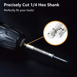 20/10pcs Hex Head Drill Bit Screwdriver Cross Drilling Tool for Woodworker Power Drill Extended S2 Bit Nonslip Impact Batch Head