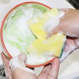 20/30pcs Dishwashing Sponge Kitchen Nano Emery Clean Rub Pot Rust Focal Stains Sponge Removing Kit Cleaning Brush Sponges