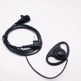 2Pin Advanced D Shape Earhook Ptt Headset Earpiece Mic For Motorola CP040 Gp88S Gp300 Gp68 Gp2000 Gp88 Gp3188 EP450 DEP450 Radio