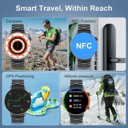 For Xiaomi Watch 2024NEW DT Smart Watch Men Women ECG+PPG Bluetooth Call GPS trajectory NFC Compass 466*466 3D Screen Smartwatch