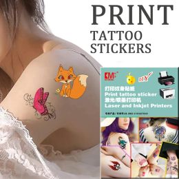 Paper Paper Tattoos Transfer Printable Sticker Tattoo Transfer Paper Sexy Cool Tattoo Printing Paper Temporary Tattoos for Body Skin