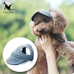 Dog Apparel Pet Outdoor Products Large Medium And Small Dogs Cats Sunshade Ears Duck Tongues Baseball Cap Headwear