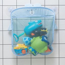 Storage Bags Bathroom Filtered Water Hanging Bag Cartoon With Sucker Toy Towel Shampoo Net Sundries Accessories