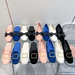 Designer Mules Mulheres mocassins Office Mule lantejous sapatos embelezados de maior qualidade com a caixa 551