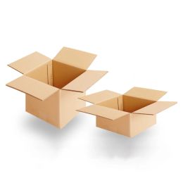 Envelopes 5pcs Thick Carton Packing Box for Business Natural Brown Cardboard Mailbox Blank Kraft Paper Corrugated Box for Shipping