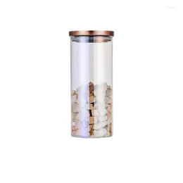 Storage Bottles Creative Glass Large Sealed Jar With Lid Moisture-Proof Tank Sucrier Tea Pot Multigrain Coffee Bean