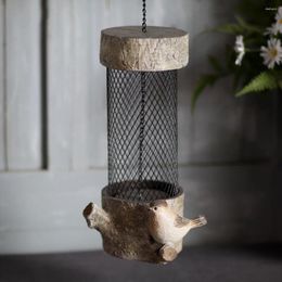 Other Bird Supplies Garden Outdoor Stump Resin Hanging Feeder