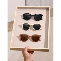 3pcs Small Around Frame Y2K Boho Sunglasses for Women Travel Daily School Life Clothing Accessories