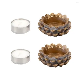 Candle Holders Pine Cone Holder Festival Supplies Decorative Candlestick Candleholder Household Adornment Romantic