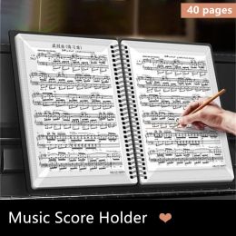 A4 Size Music Score Paper Sheet Note Document File Organiser Storage Folder Holder Case 20 Pages Home Office Stationery