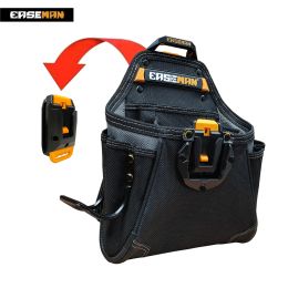 EASEMAN 1680D Oxford Cloth Heavy Duty High-quality Tool Belt Bag Tool Pouch with Quick-hook for Electrician Carpenters Man Gift