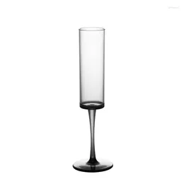 Flatware Sets Champagne Cup Creative Tall Household PC Plastic Material Cocktail Cups Transparent Flutes For Restaurants 101A