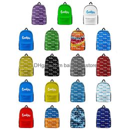 Yoga Bags 50Pcs Waterproof 3D Backwoods Laptop Travel Business School Oxford Backpack Shoder Book Bag Drop Delivery Ot71S