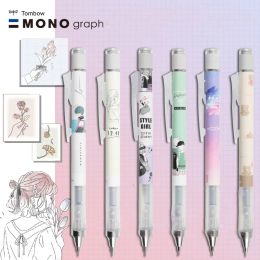 Pencils 1pc Tombows Cartoon Limited Edition Mechanical Pencil Shake Out Lead 0.5mm Kawaii Stationery Cute School Supplies