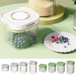 Storage Bottles Cereal Containers With Airtight Lid Highly Transparent Design Multifunctional Food Organizer Box For Kitchen