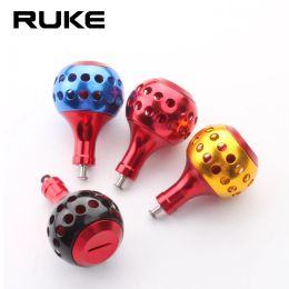 Reels Ruke New Fishing Reel Alloy Handle Knob With Shaft Many Colours for Choose Fishing Tackle Accessory Free Shipping