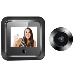 New 2.4 Inch Peephole 120° Smart Digital Door Viewer Camera Security Monitor 240x320 HD Visual Doorbell 300000 Pixels Resolutio