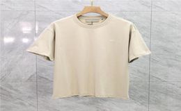 22ss USA Mini Silicone Logo T Shirt Spring Summer Tee high street casual Men Women Short Sleeve Tshirt8937089