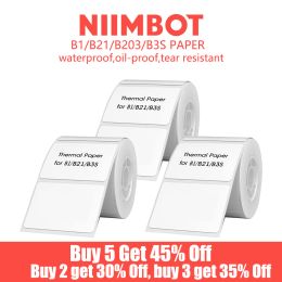 Stencils Niimbot B1/b21/b203/b3s Printing Paper Adhesive Sticker Thermal Label Clothing Hangtag Food Sample Commodity Barcode Label